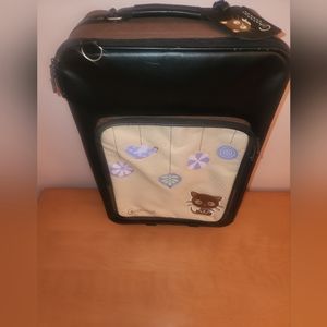 SANRIO HELLO KITTY CHOCOCAT ROLLING LUGGAGE - 22' TRAVEL SUITCASE RARE HTF 2009
